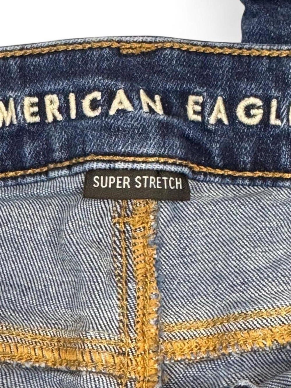 American Eagle Mid Rise Flare Jeans Women’s Size 10 Medium Wash Y2K Retro Preppy - Picture 6 of 10